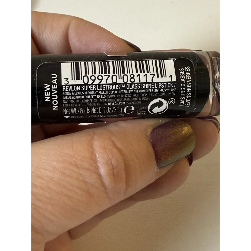 Revlon Super Lustrous Glass‎ Shine Lipstick 009 Toasting Glasses Sealed